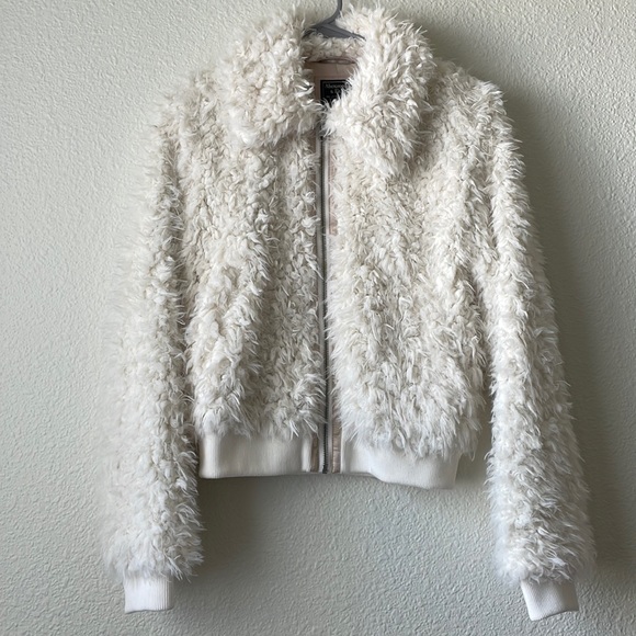 Abercrombie Fitch Jackets Coats Abercrombie Fitch Furry Bomber Jacket Poshmark